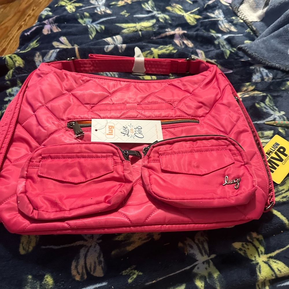 Lug zipliner 2 in rosette pink